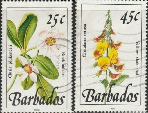 Barbados, #757b/759b Used From 1990