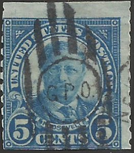 # 602 Used Dark Blue Theodore Roosevelt