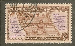 Tokelau Islands   Scott 1   Map & Scene