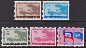 Haiti 440-441,C133-C135 Map MNH VF