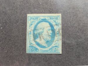 Netherlands Scott #1 Used