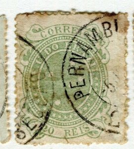 BRAZIL; 1890s classic Southern Cross issue used 20r. value