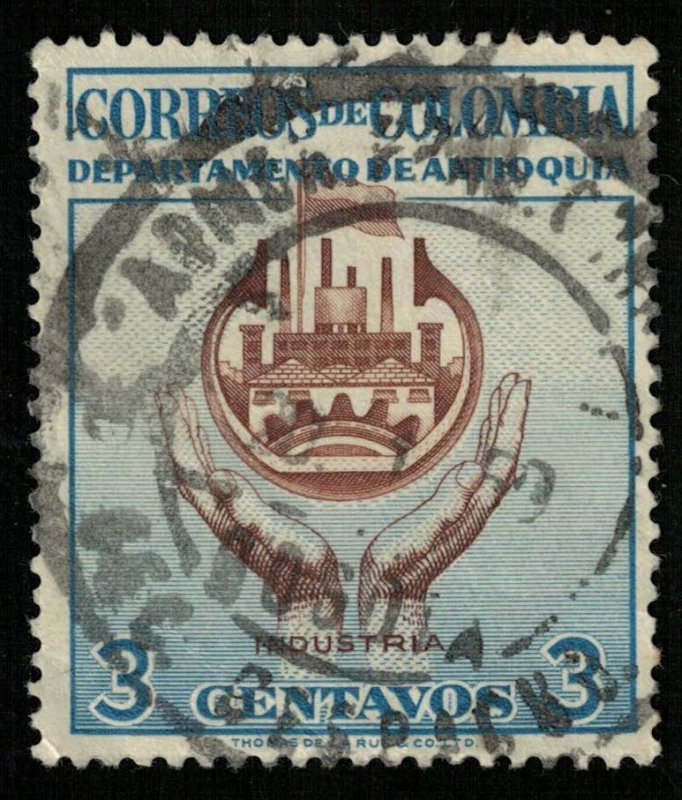 Colombia, 3 centavos, Industria (Т-6541)