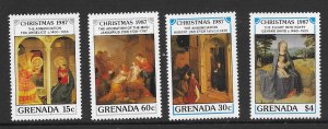 Grenada 1571-74  1987 set 4   VF NH