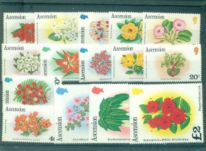 Ascension Is. - Sc# 274-88. 1981 Flowers. MNH $18.70.