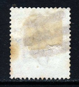 GB QV 1883 6d. Surcharge in Carmine on 6d. Lilac Plate 18 SG 162 (Spec K8B) VFU