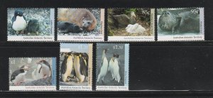 Australian Antarctic Territory L83-L87, L89 MNH Animals (B)