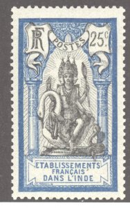 French India, Scott #36, MH