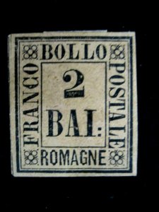 ITALY/ROMAN STATES - SCOTT# 4 - USED ON PIECE - USED - CAT VAL $55.00