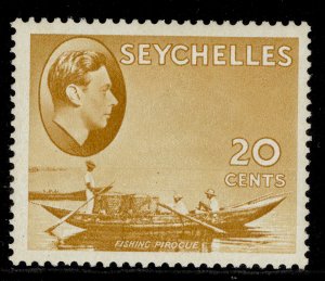 SEYCHELLES GVI SG140b, 20c brown-ochre, M MINT. 