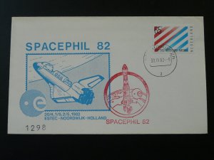 space ESA shuttle Spacephil 1982 cover Netherlands 98361