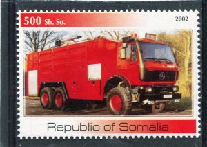 Somalia 2002 FIRE ENGINES 1 value Perforated Mint (NH)