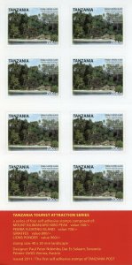 Tanzania Tourism Stamps 2011 MNH Pemba Floating Island Trees 8v S/A Booklet