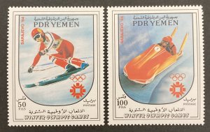 Yemen  PDR 1983 #318-9, Olympics, MNH.