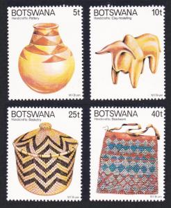 Botswana Handicrafts 4v SG#444/47 SC#230-33