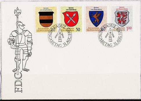 Liechtenstein. FDC.1965 Arms. Fine Used