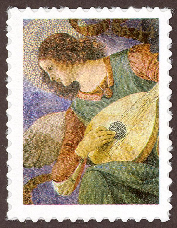 US 4477 Angel with Lute MNH