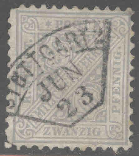 Germany State Wurttemberg Scott o100 Used official stamp