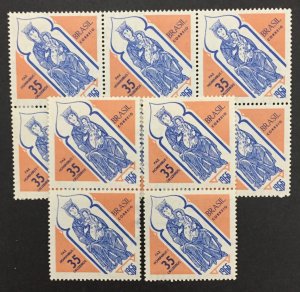 Brazil 1966 #1031, Wholesale lot of 10, MNH, CV $2.50