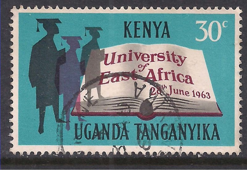 Kenya Uganda Tanganyika 1963 QE2 30ct University of Africa used SG 203 ( F208 )