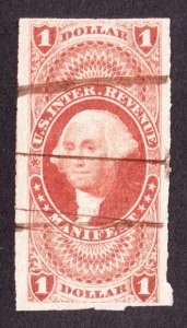 US R72a $1 Manifest Used F-VF SCV $47.50