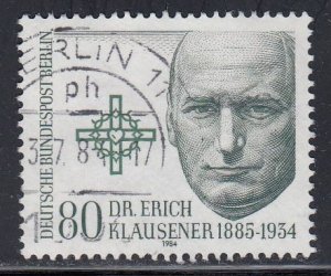 Berlin 1984 Sc#9N494 Mi#719 Dr. Erich Klausener, Emblem of Catholic Conf used