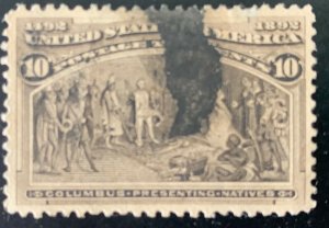1893 Columbus US Stamp #237 Used