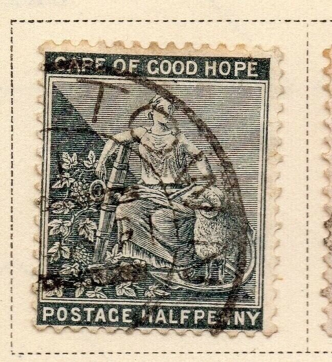 Cape of Good Hope 1884-87 Early Issue Fine Used 1/2d. 326711