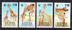 Kenya Scott 491-494 Mint NH (Catalog Value $21.00)