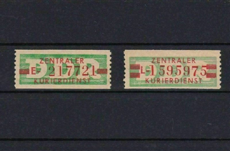 DDR 1959 CENTRAL COURIER SERVICE STAMPS   MINT NEVER HINGED  CAT £34  REF 5421