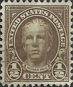 # 653 Used Olive Brown Nathan Hale