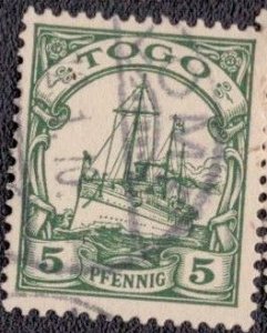 Togo German Occupation 8 Used