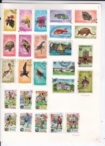 Grenada Stamp Collection    ......see details below