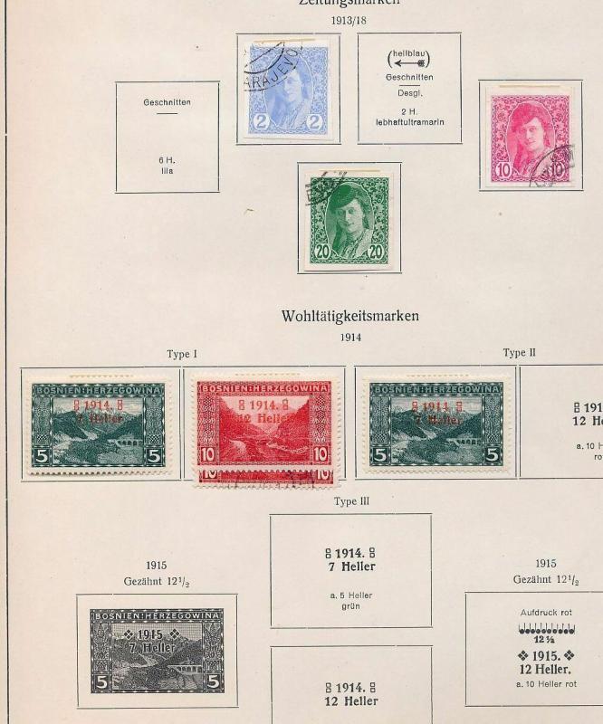 Bosnia Herzegovina Early M&U Collection (Appx 70 Items) Ref DD644