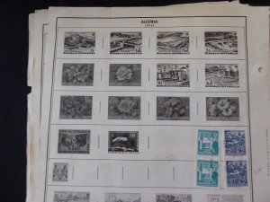 Austria 1850-1959 Stamp Collection on Album Pages
