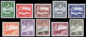 Antigua Scott 84-93 (1938-44) Mint H VF, CV $41.50 M
