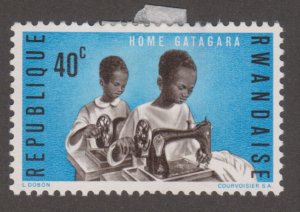 Rwanda 71 Girls with sewing machines 1964