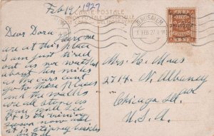 Jerusalem, Palestine to Chicago, ILL 1927 (32202)