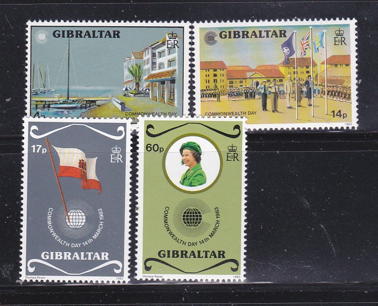 Gibraltar 443-446 Set MNH Commonwealth Day (B)