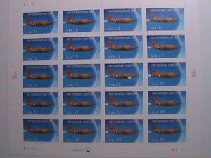 ​UNITED STATES-1997 SC#3173 50TH ANNIV: 1ST SUPERSONIC FLIGHT MNH SHEET VF