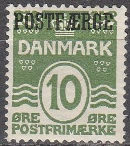 Denmark #Q1  F-VF Unused CV $20.00  (A16862)