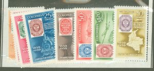 Colombia #709-12/C354  Single (Complete Set)