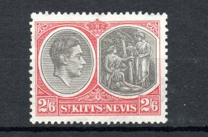 St Kitts-Nevis 1938-50 2s 6d KGVI and Medicinal Spring SG 76 MVLH