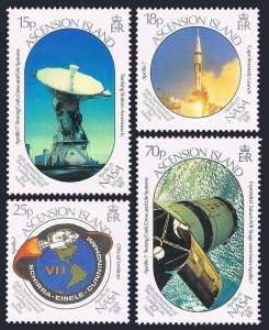 Ascension 468-471, MNH. Michel 497-500. Moon Landing, 20th Ann. 1989.