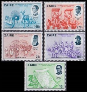 1980 Zaire 689-693 Belgian independence 11,00 €