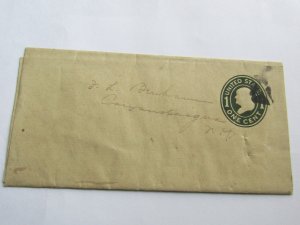 US Stamp, Scott # U 402, 1c Green on Cover, used to N.Y.