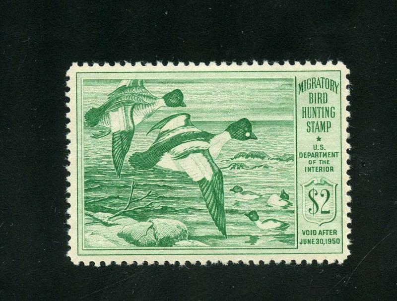 UNITED STATES DUCK STAMP SCOTT#RW16  MINT HINGED--SCOTT VALUE $70.00 