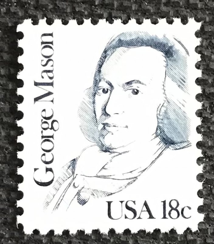 US #1858 MNH Single George Mason SCV $.35 L10