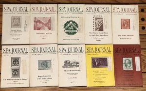 Society of Philatelic Americans SPA Journal - 10 different issues from 1979