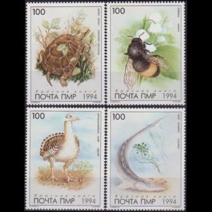 TRANSNISTRIA 1994 - Wildlife Set of 4 NH